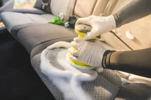 Proses Jasa Cuci Jok Mobil BellCean
